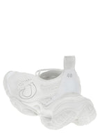 Balenciaga White Polyester Athletic Sneakers Balenciaga