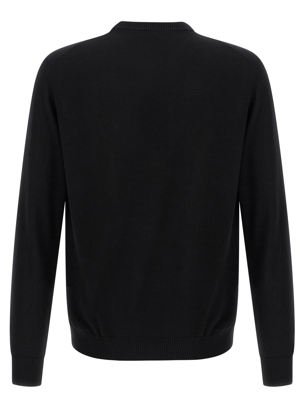 Fendi Black Virgin Wool Cardigan Fendi
