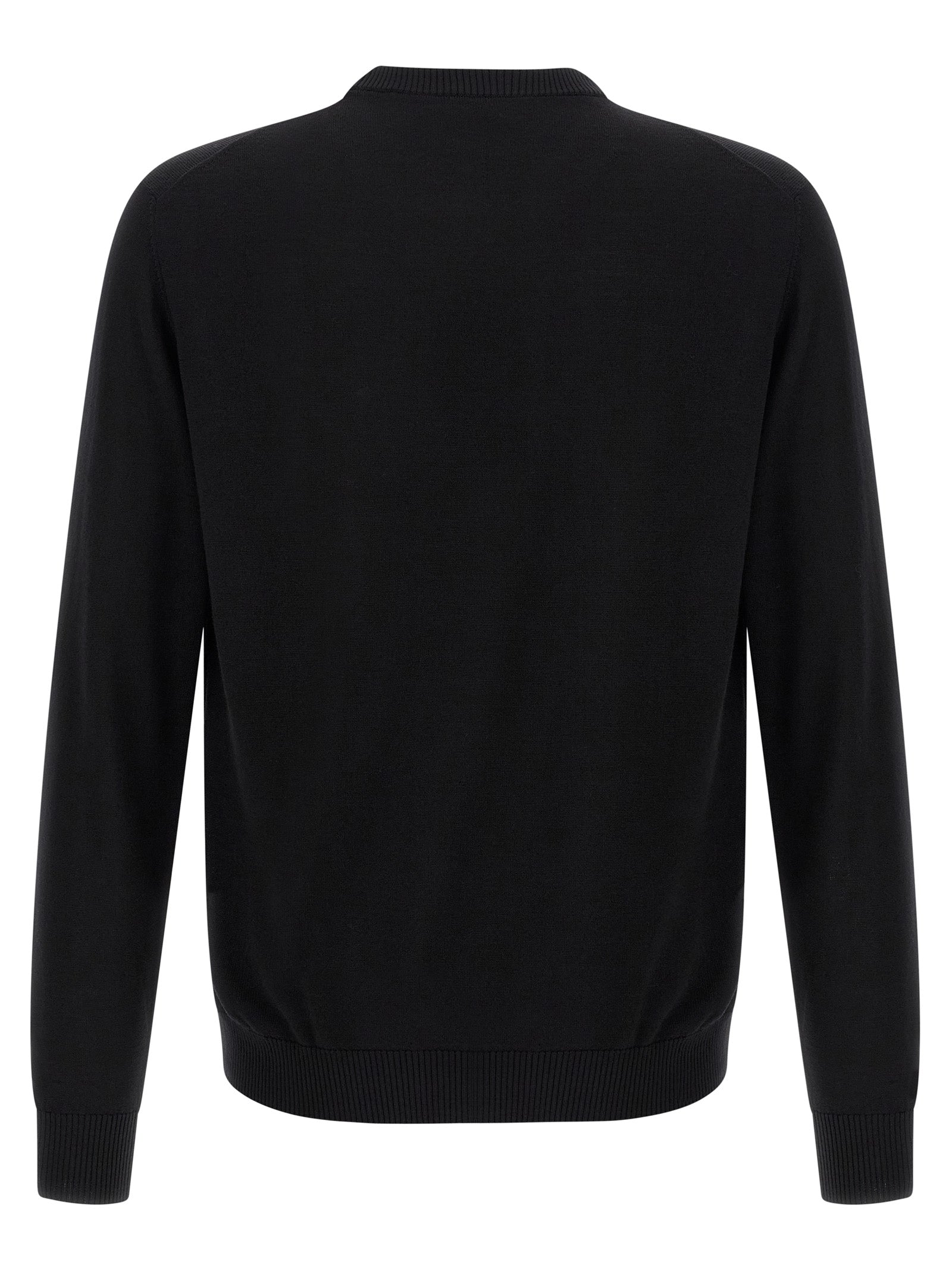 Fendi Black Virgin Wool Cardigan Fendi