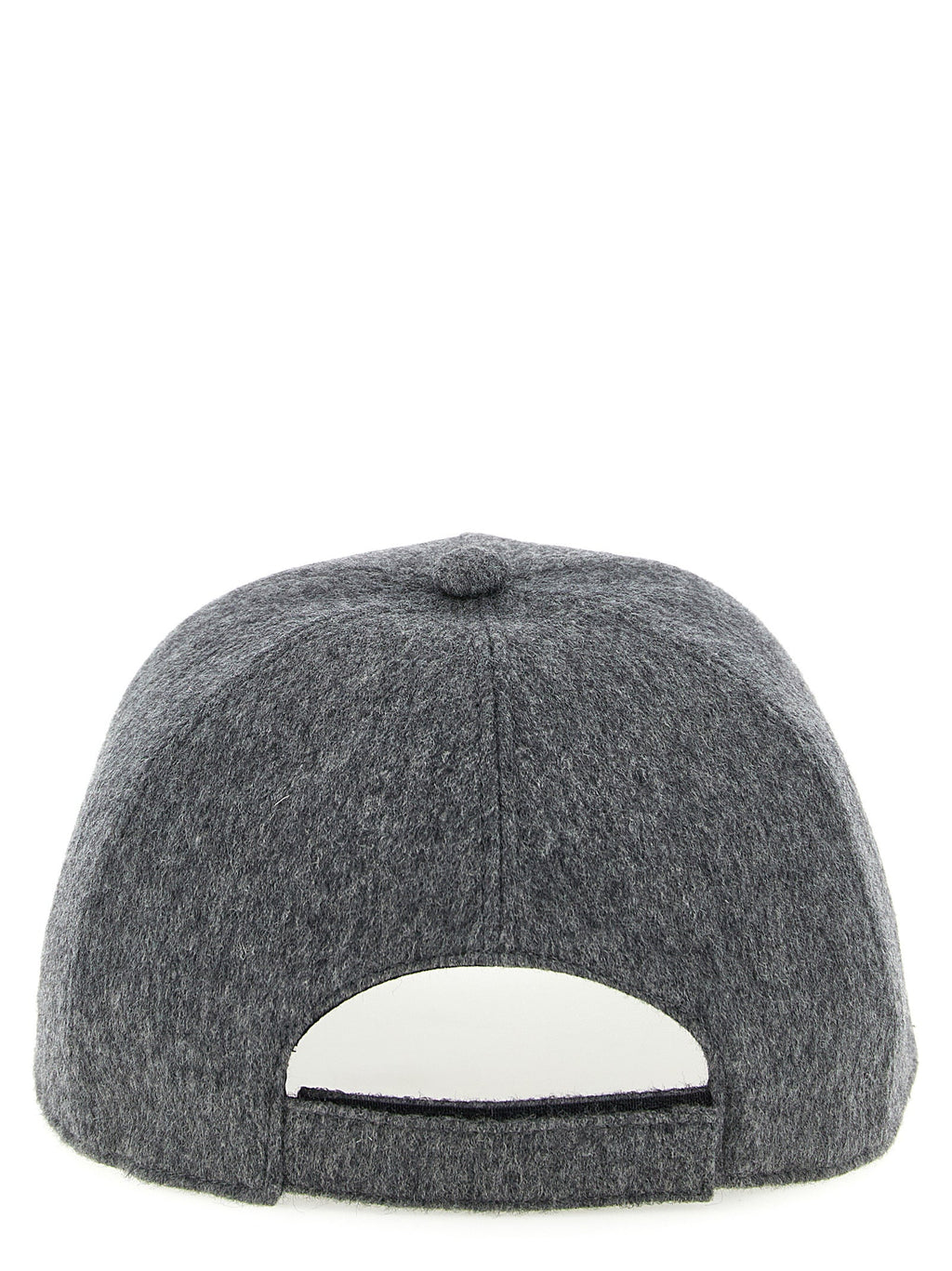 Fendi Gray Wool Cap (Baseball Hat) Fendi