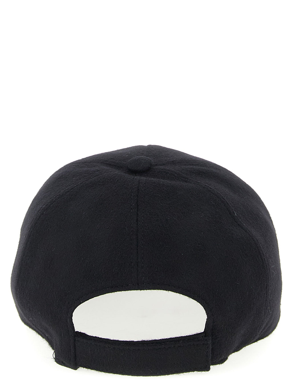 Fendi Black Wool Cap (Baseball Hat) Fendi