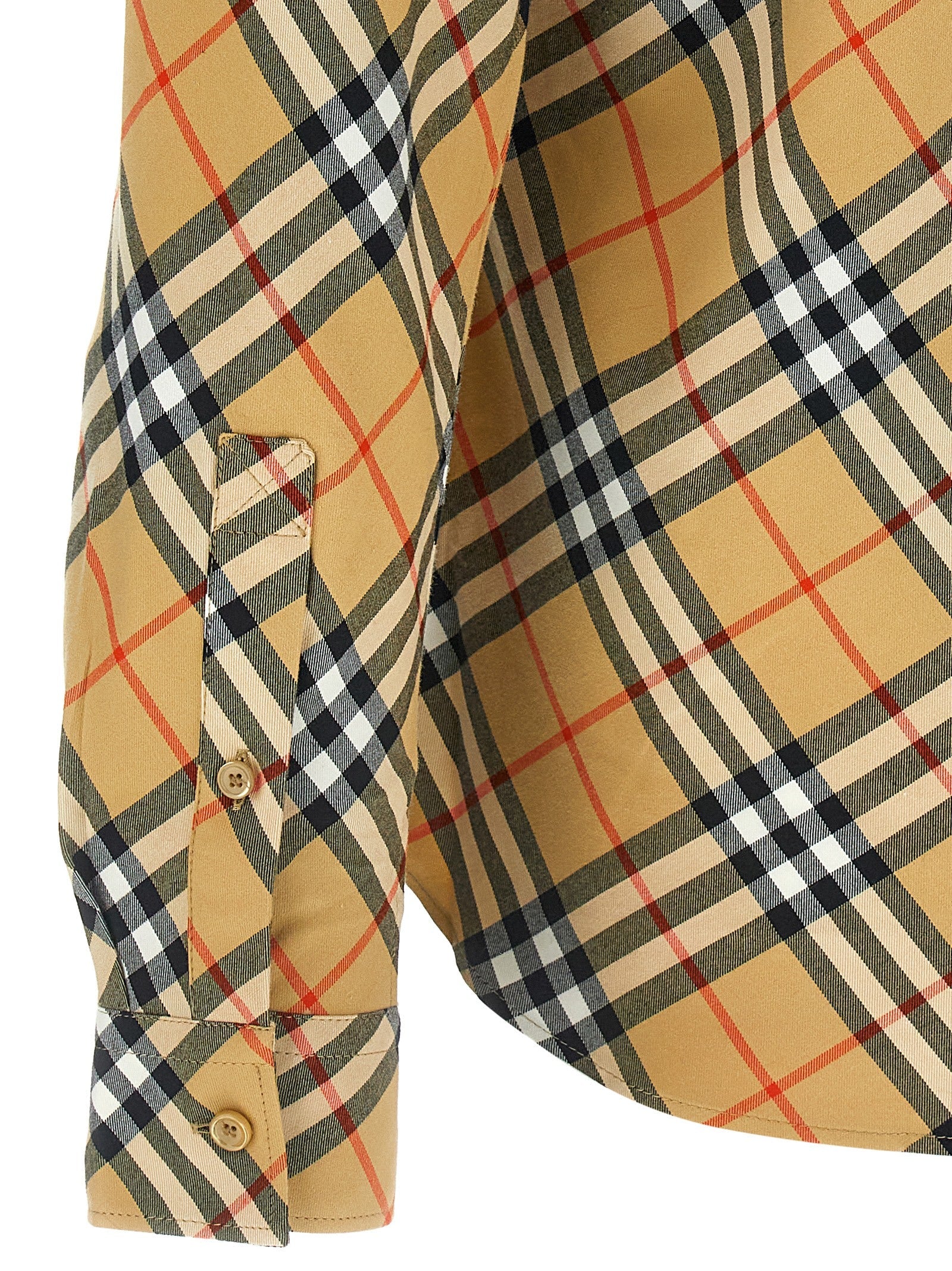 Burberry Beige Cotton Blouse Burberry
