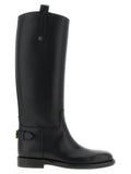 Burberry Black Calfskin Over The Knee Burberry