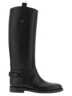 Burberry Black Calfskin Over The Knee Burberry