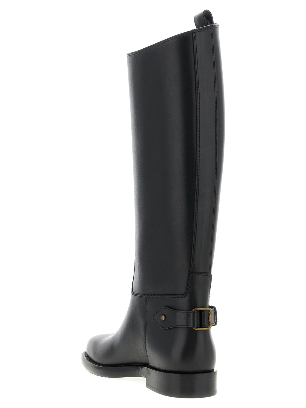 Burberry Black Calfskin Over The Knee Burberry