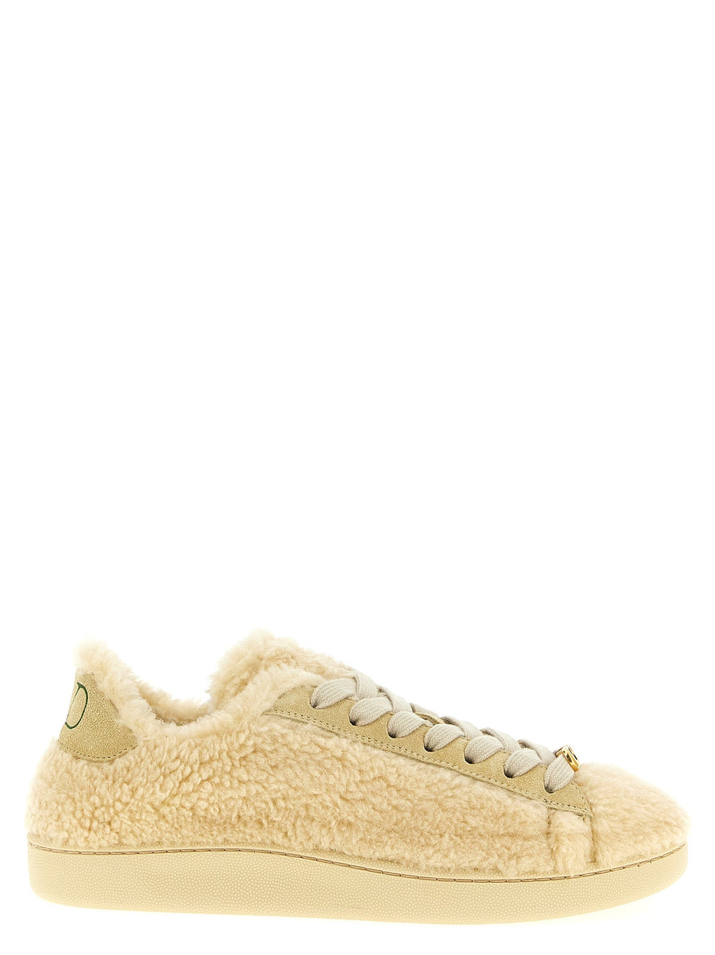 Valentino Garavani Beige Wool Sneakers Valentino Garavani