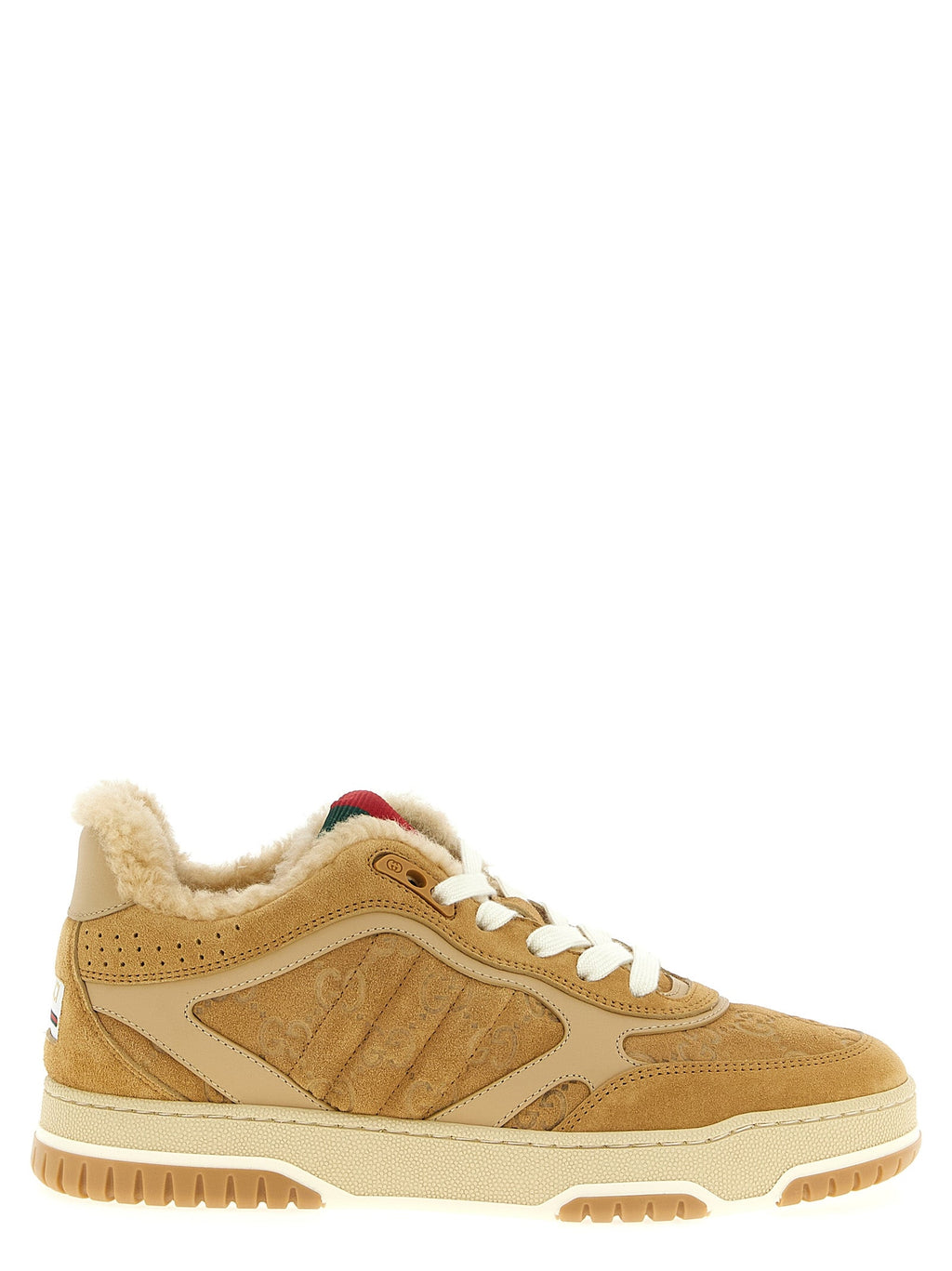 Gucci Beige Calfskin Athletic Sneakers Gucci