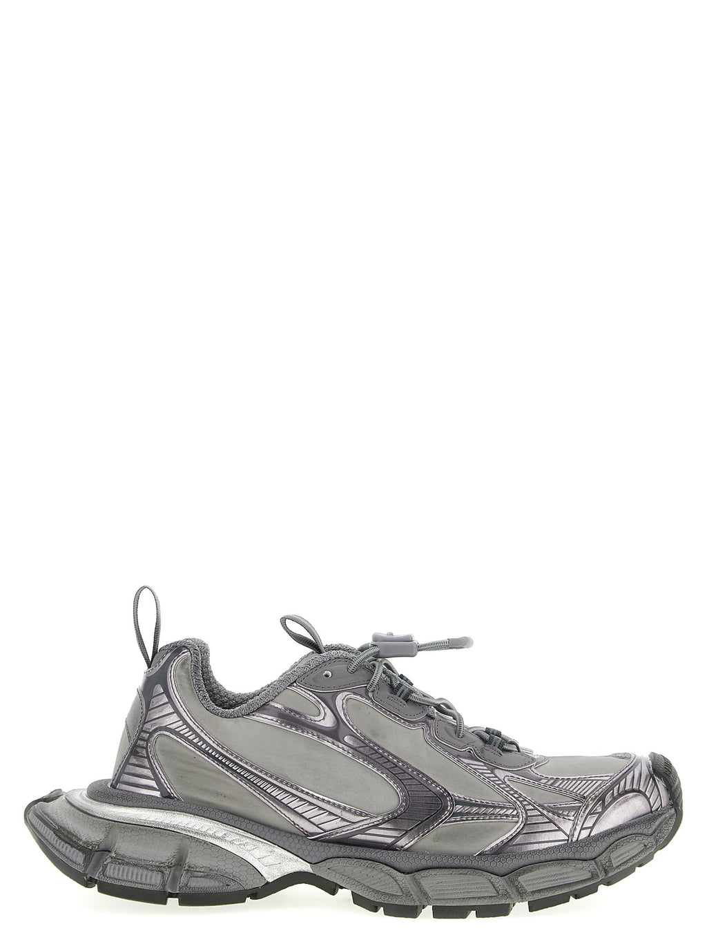Balenciaga Gray Polyester Athletic Sneakers Balenciaga