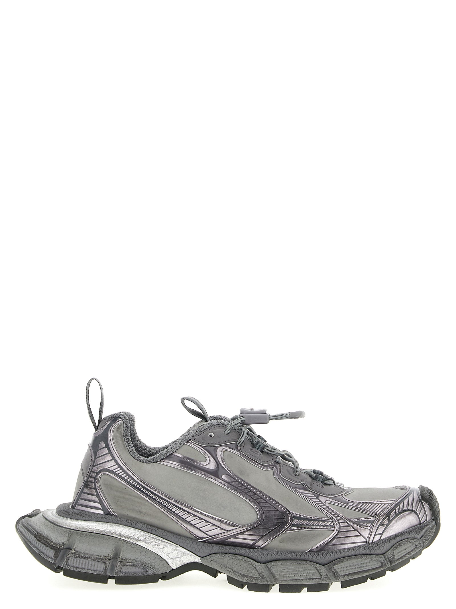 Balenciaga Gray Polyester Athletic Sneakers Balenciaga