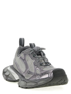 Balenciaga Gray Polyester Athletic Sneakers Balenciaga