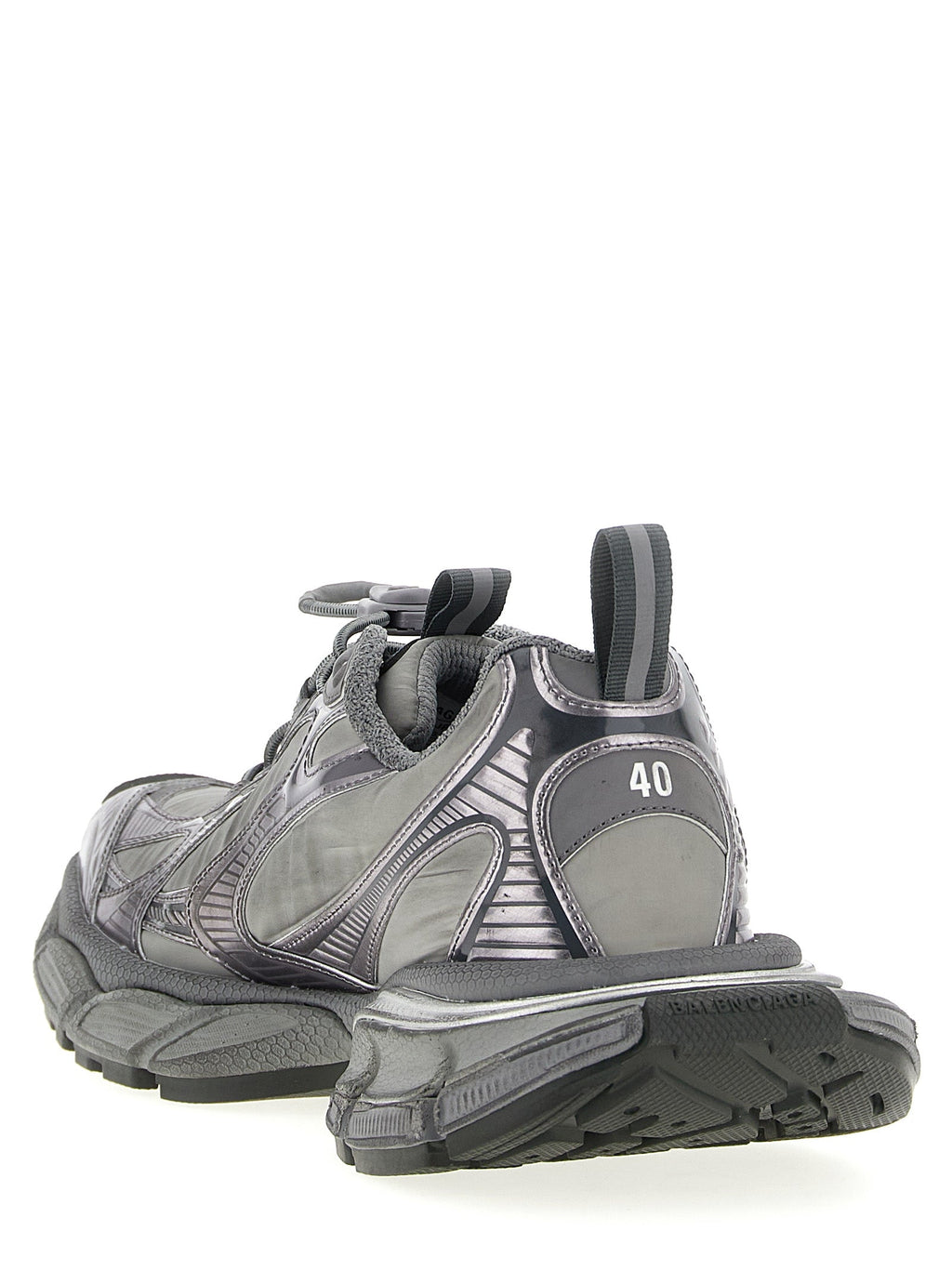 Balenciaga Gray Polyester Athletic Sneakers Balenciaga