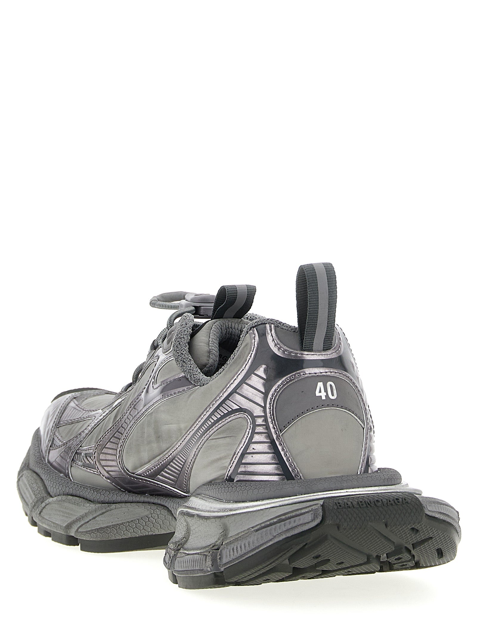 Balenciaga Gray Polyester Athletic Sneakers Balenciaga