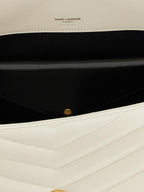 Saint Laurent Beige Lamb Leather Shoulder Bag Saint Laurent