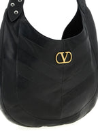 Valentino Garavani Black Lamb Leather Shoulder Bag Valentino Garavani