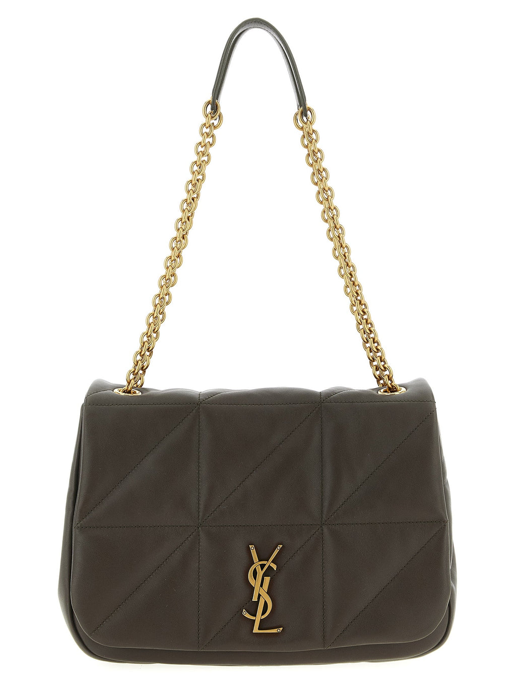 Saint Laurent Bicolor Lamb Leather Shoulder Bag Saint Laurent