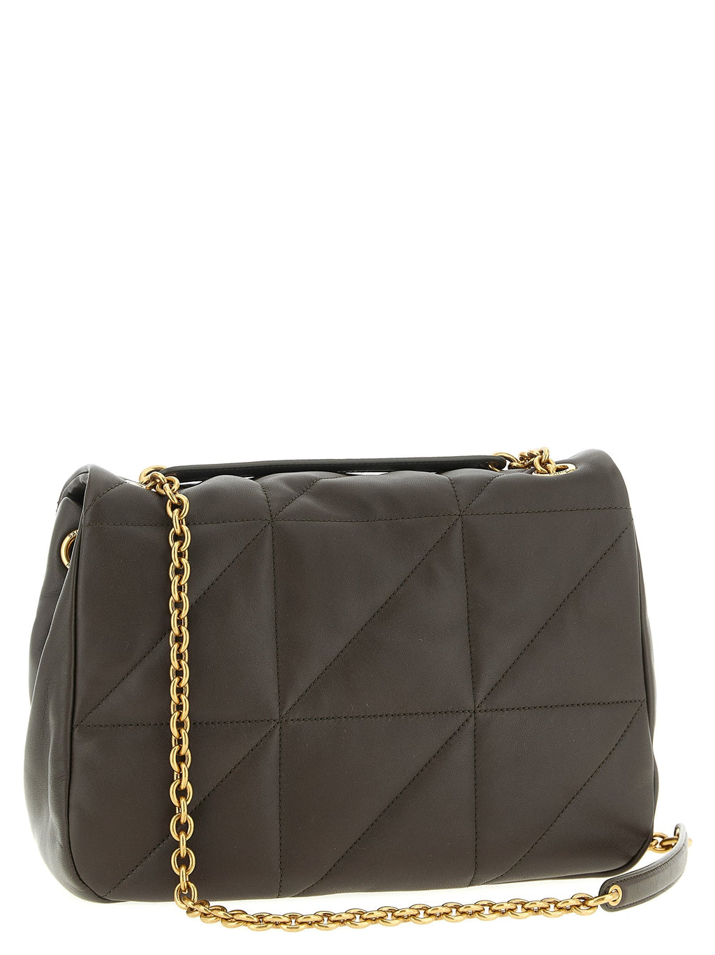 Saint Laurent Bicolor Lamb Leather Shoulder Bag Saint Laurent