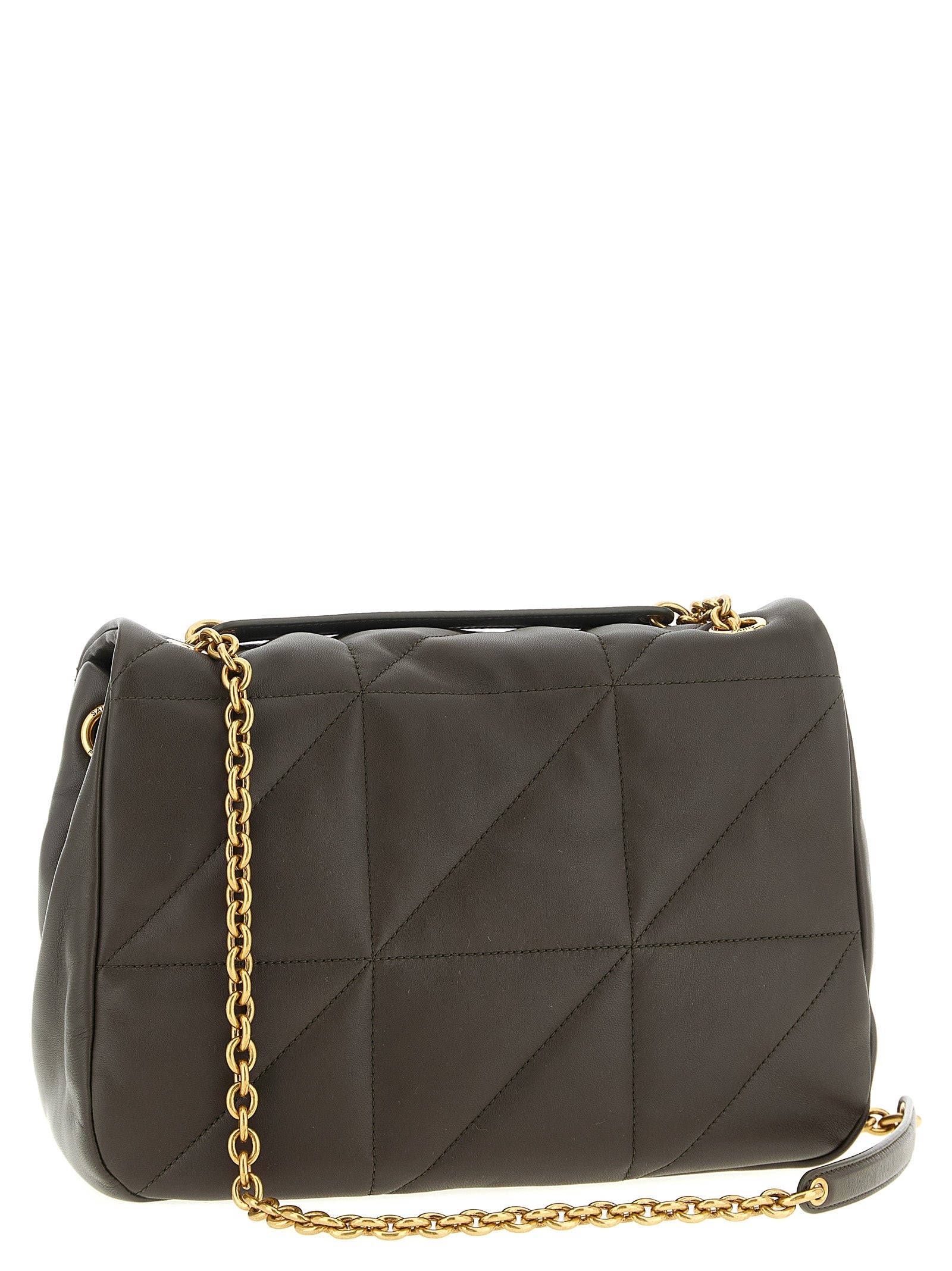 Saint Laurent Bicolor Lamb Leather Shoulder Bag Saint Laurent