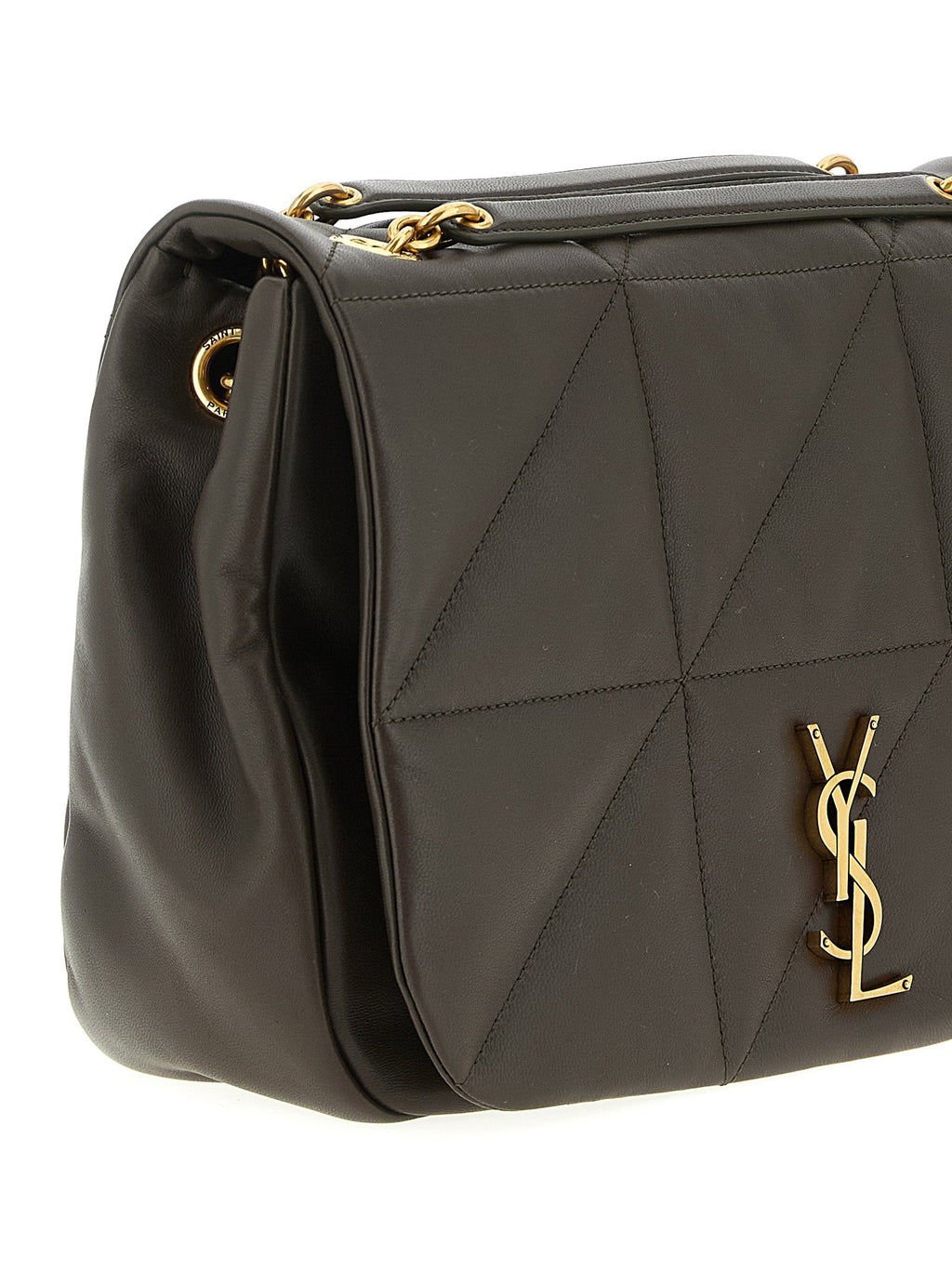 Saint Laurent Bicolor Lamb Leather Shoulder Bag Saint Laurent