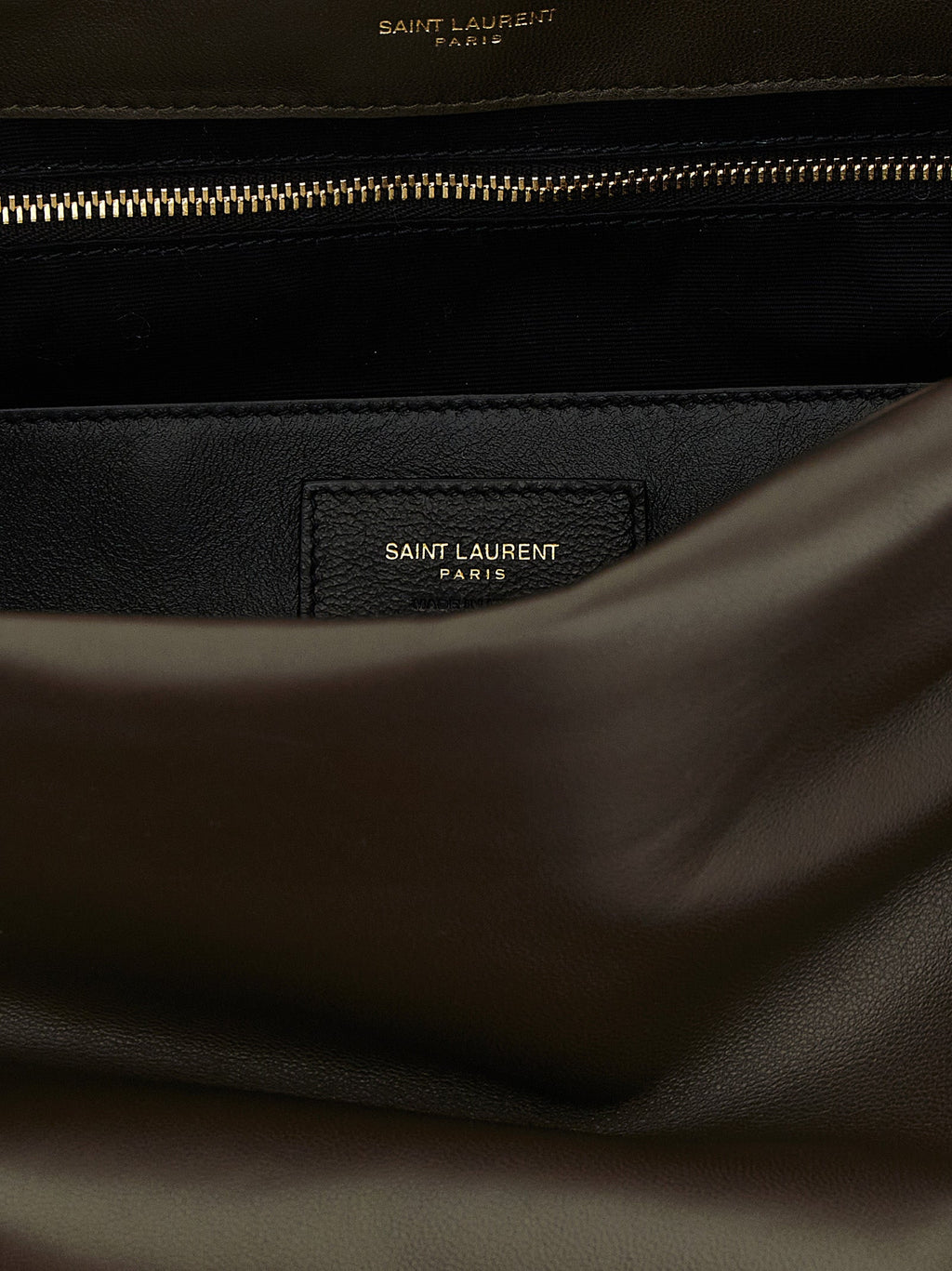 Saint Laurent Bicolor Lamb Leather Shoulder Bag Saint Laurent