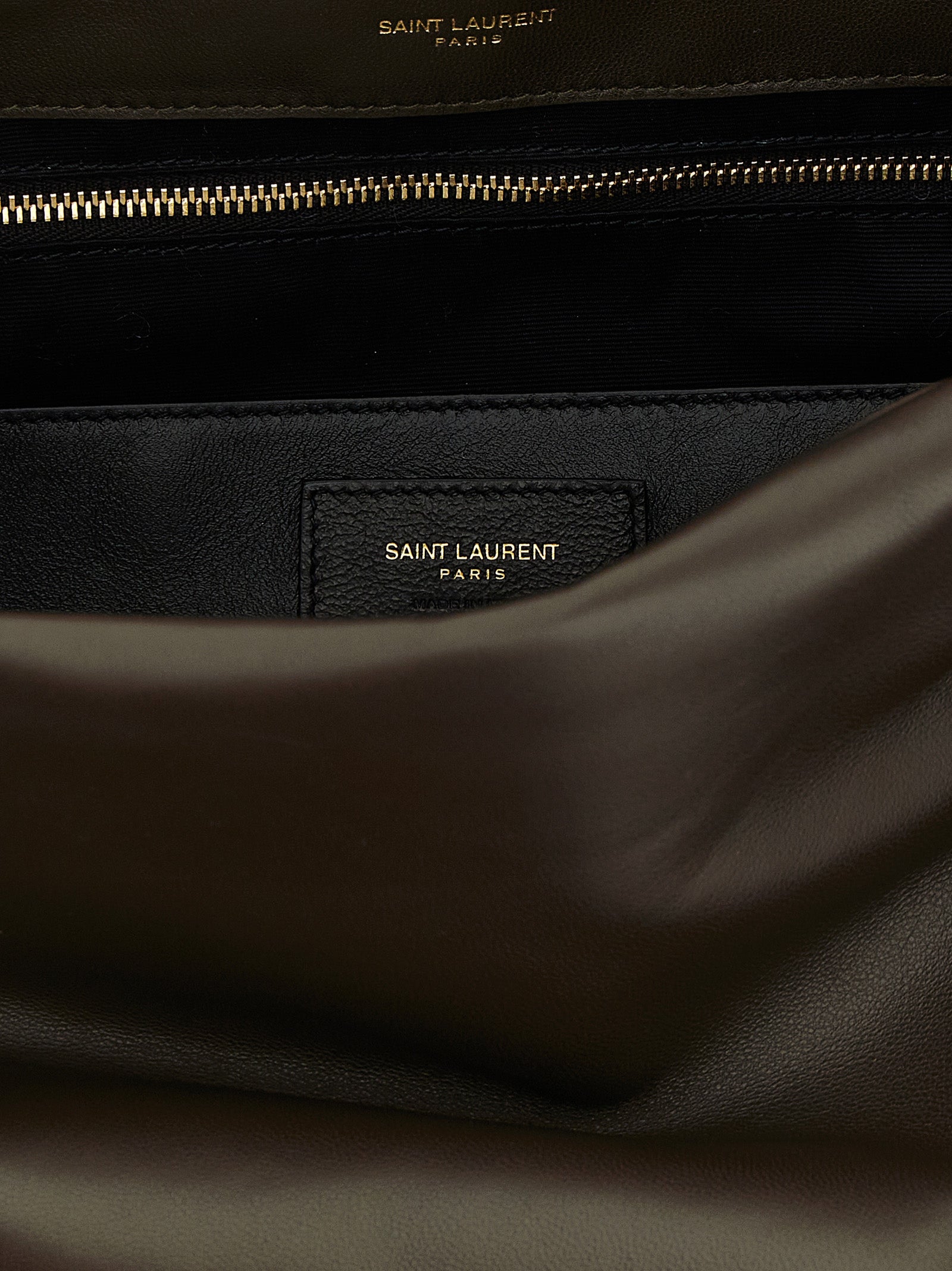Saint Laurent Bicolor Lamb Leather Shoulder Bag Saint Laurent
