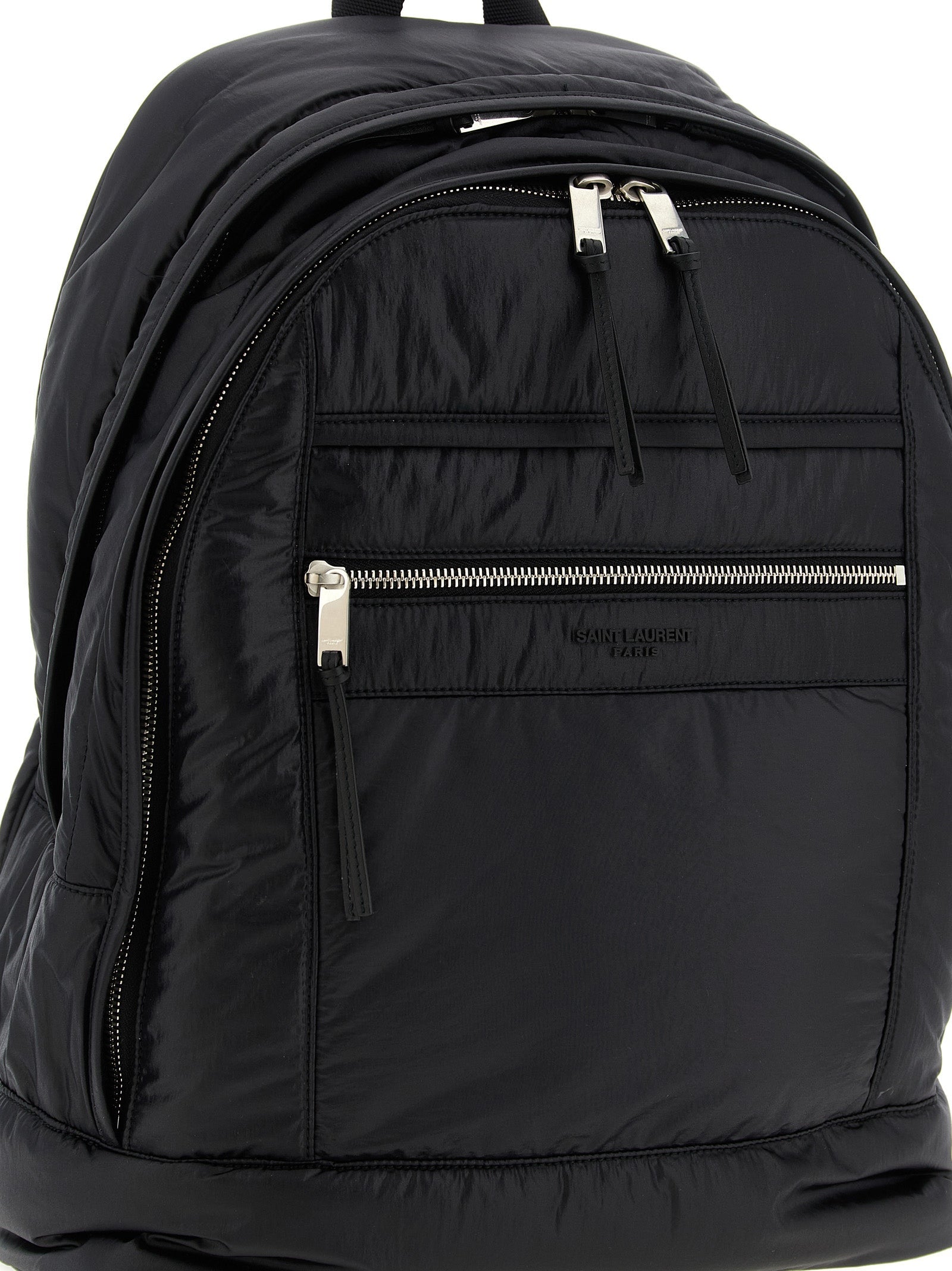 Saint Laurent Black Calfskin Backpack Saint Laurent