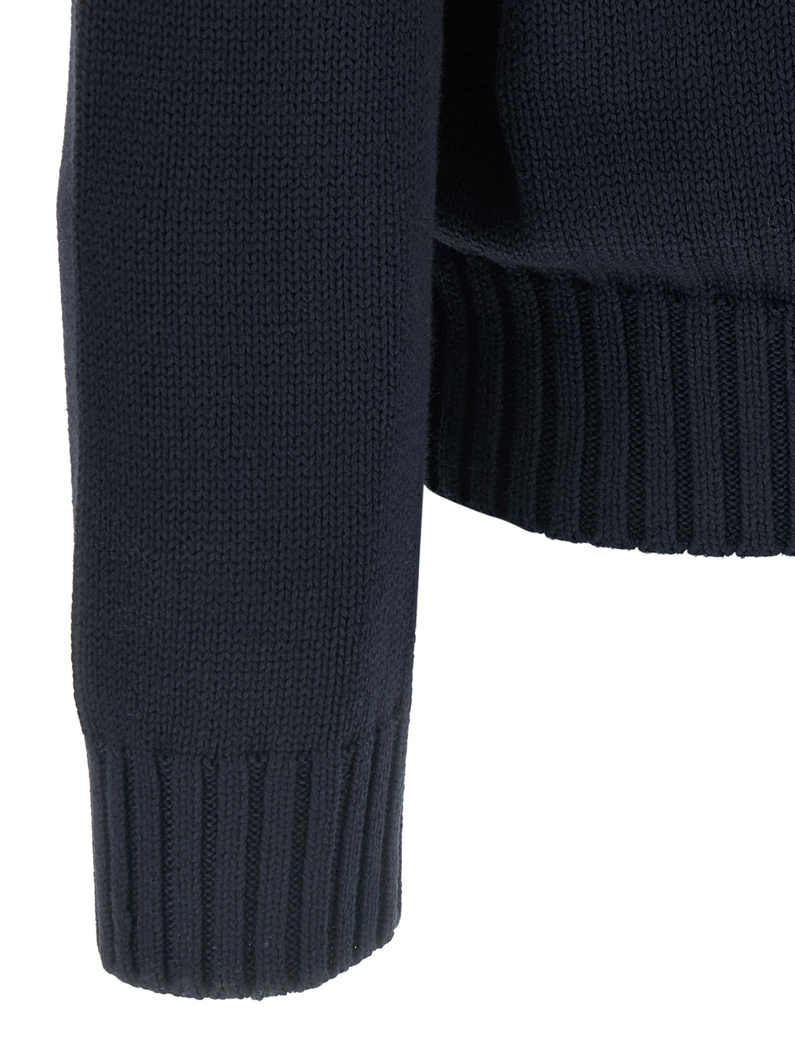 Polo Ralph Lauren Blue Cotton Cardigan Polo Ralph Lauren