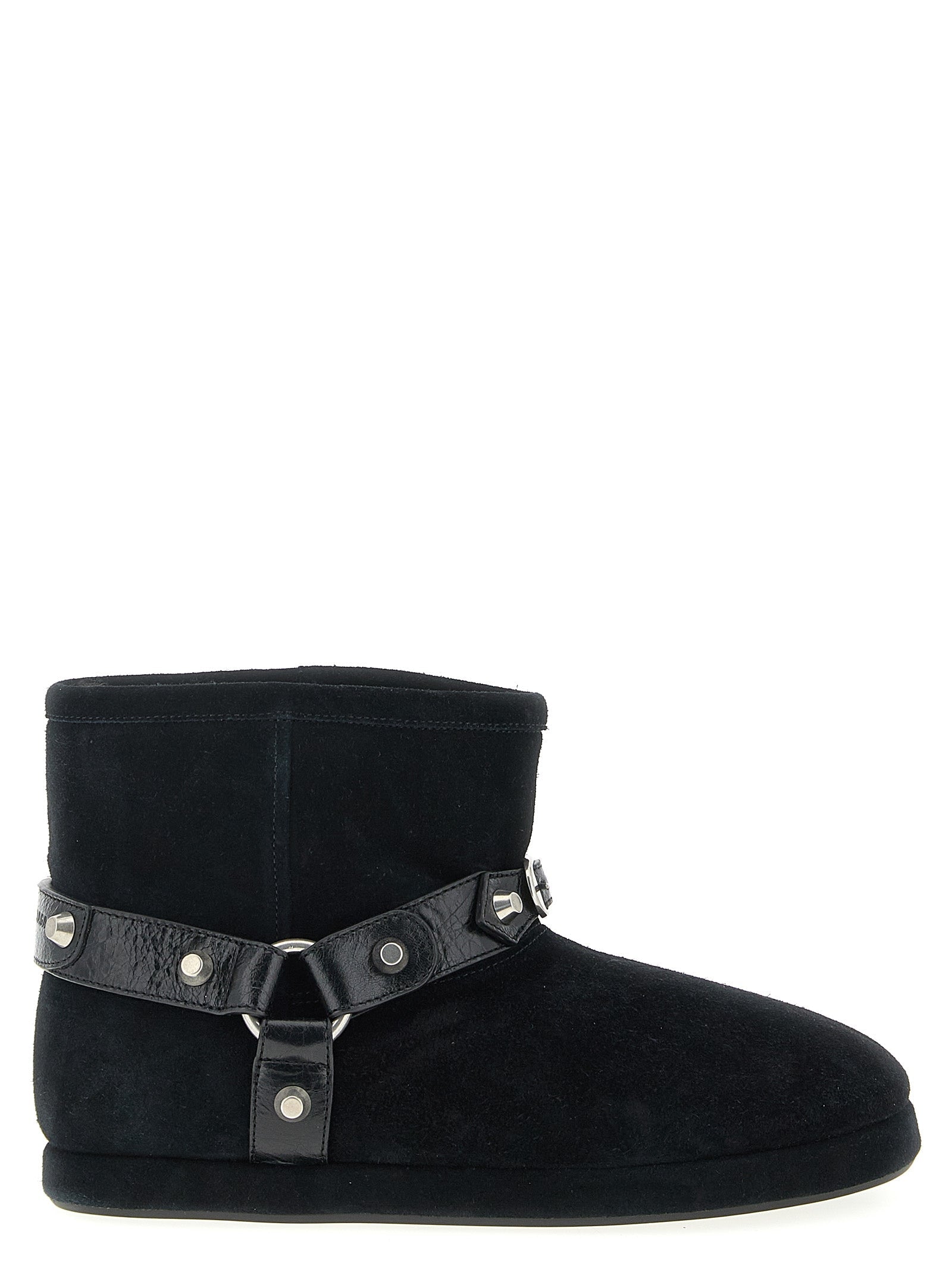 Balenciaga Black Calfskin Ankle Boots Balenciaga