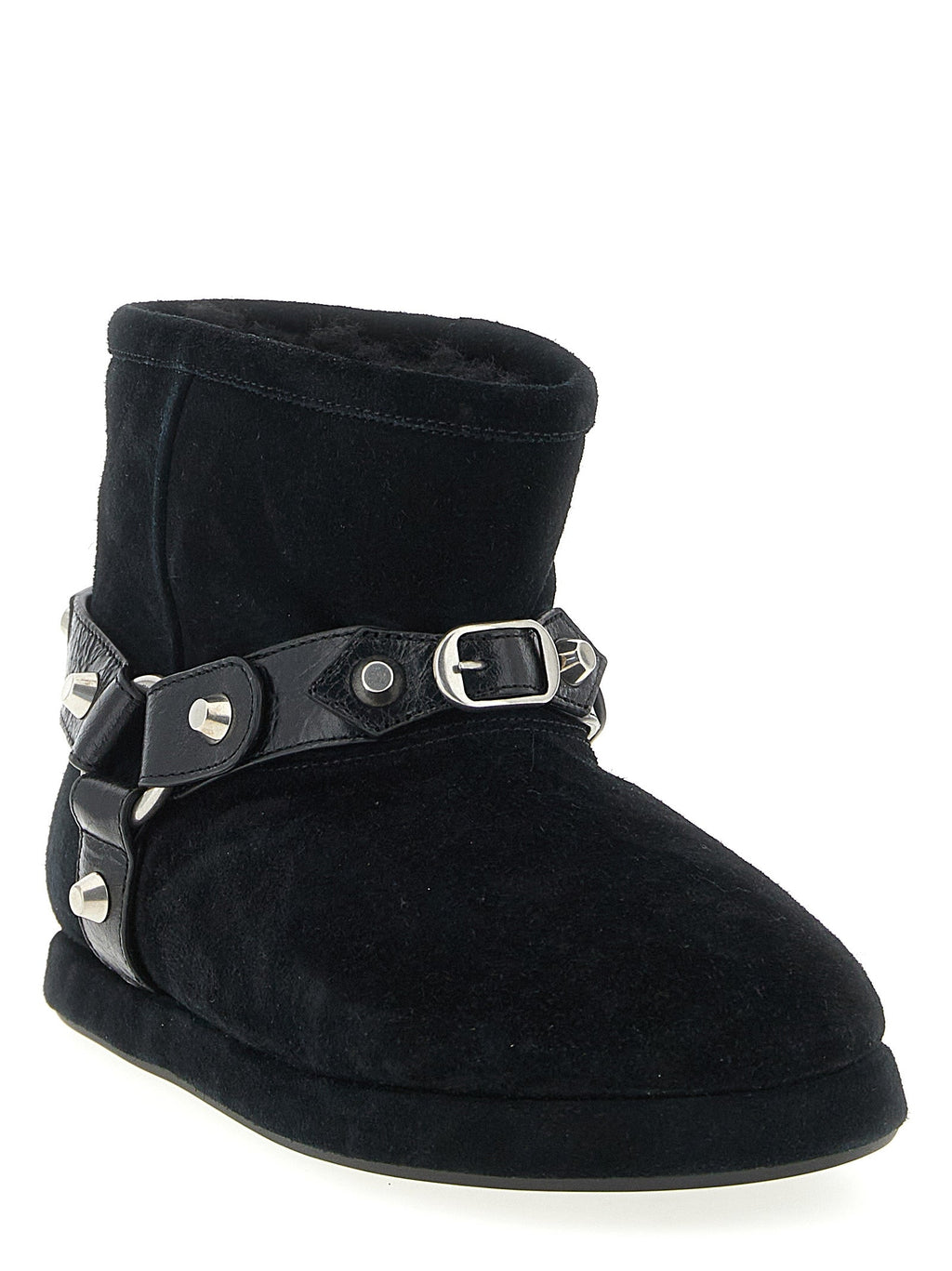 Balenciaga Black Calfskin Ankle Boots Balenciaga