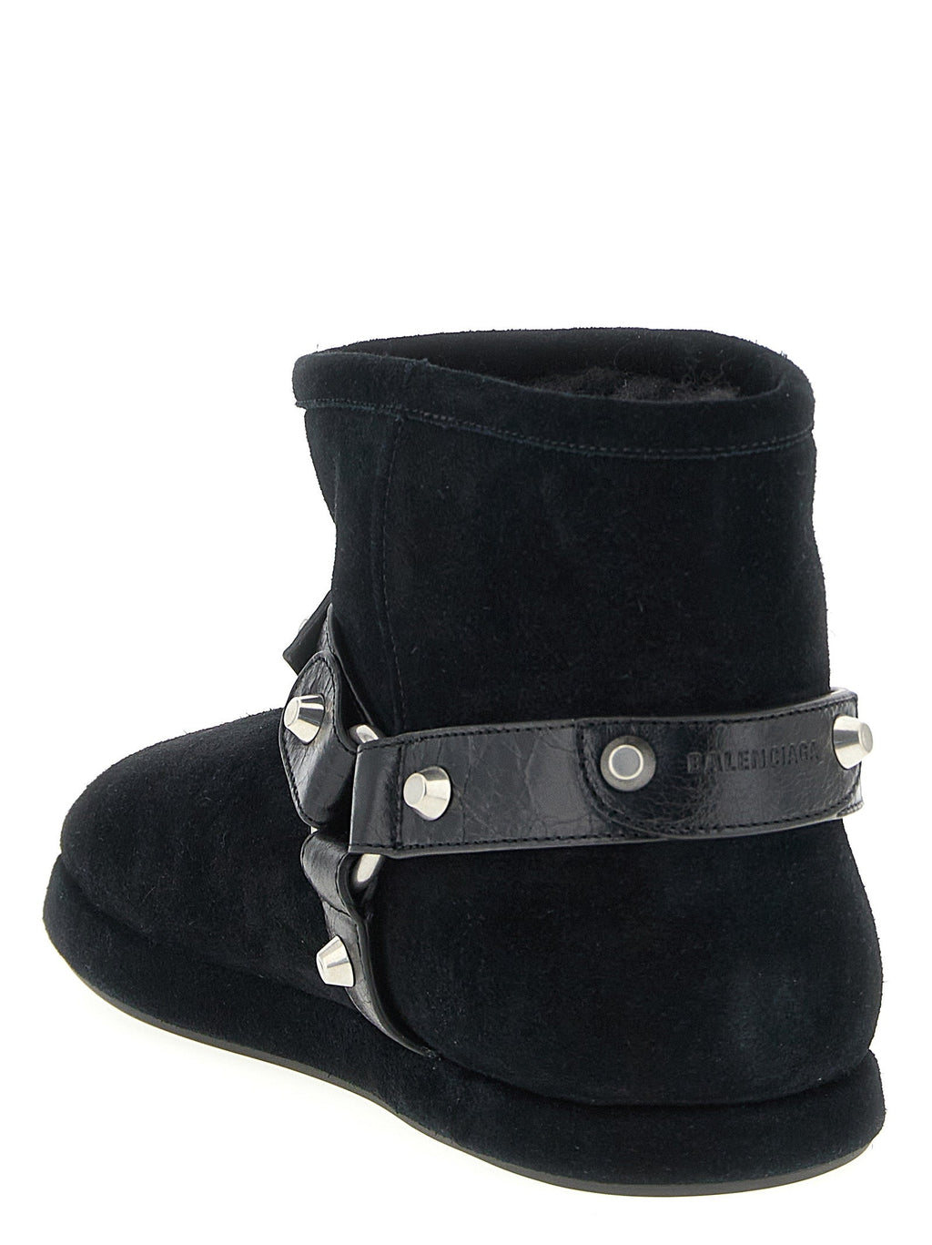 Balenciaga Black Calfskin Ankle Boots Balenciaga