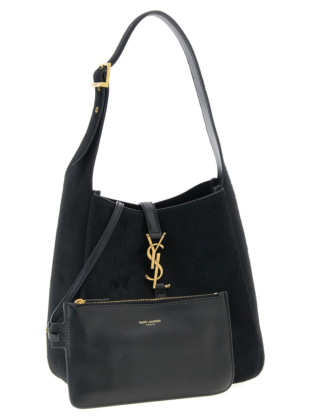 Saint Laurent Black Calfskin Shoulder Bag Saint Laurent