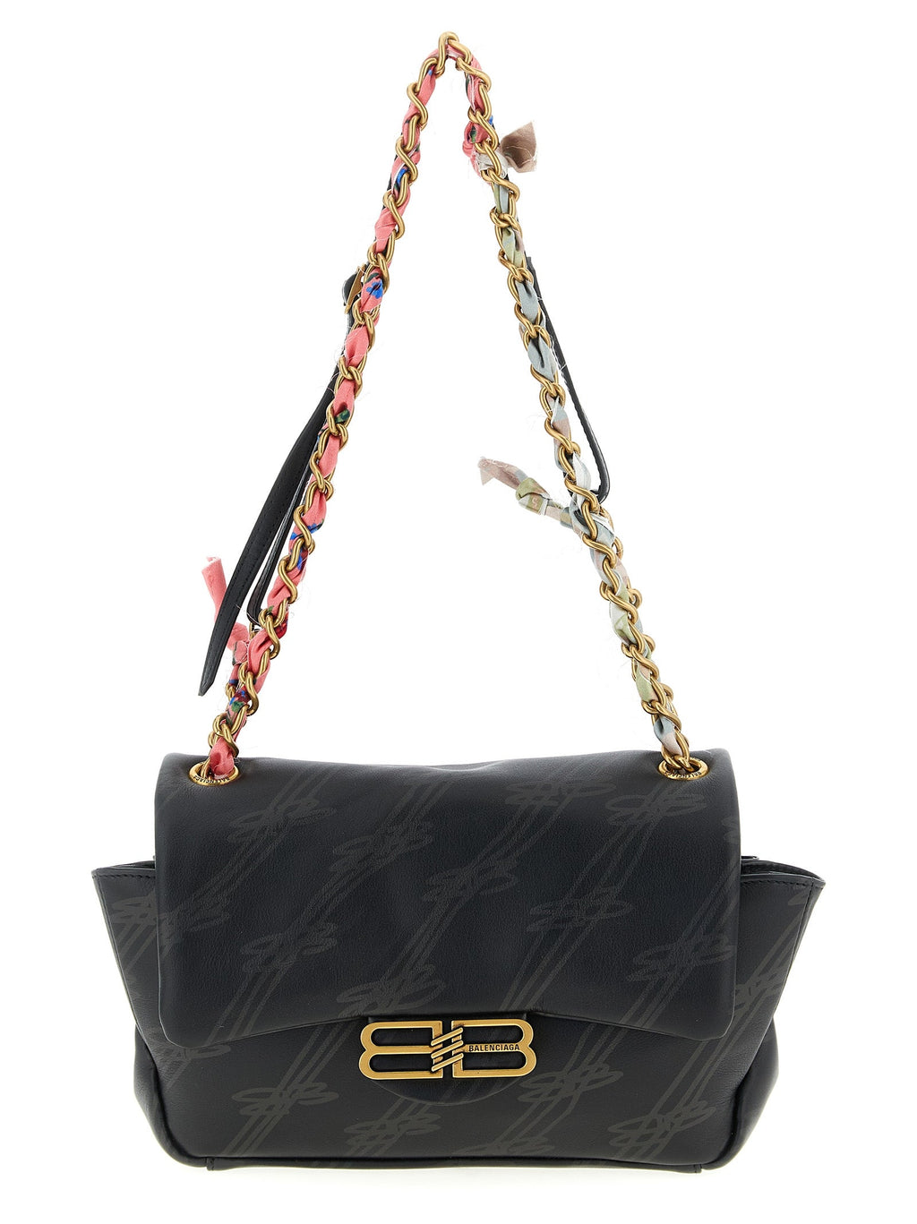 Balenciaga Black Leather Shoulder Bag Balenciaga