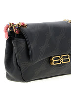 Balenciaga Black Leather Shoulder Bag Balenciaga