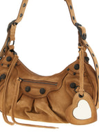 Balenciaga Brown Calfskin Shoulder Bag Balenciaga