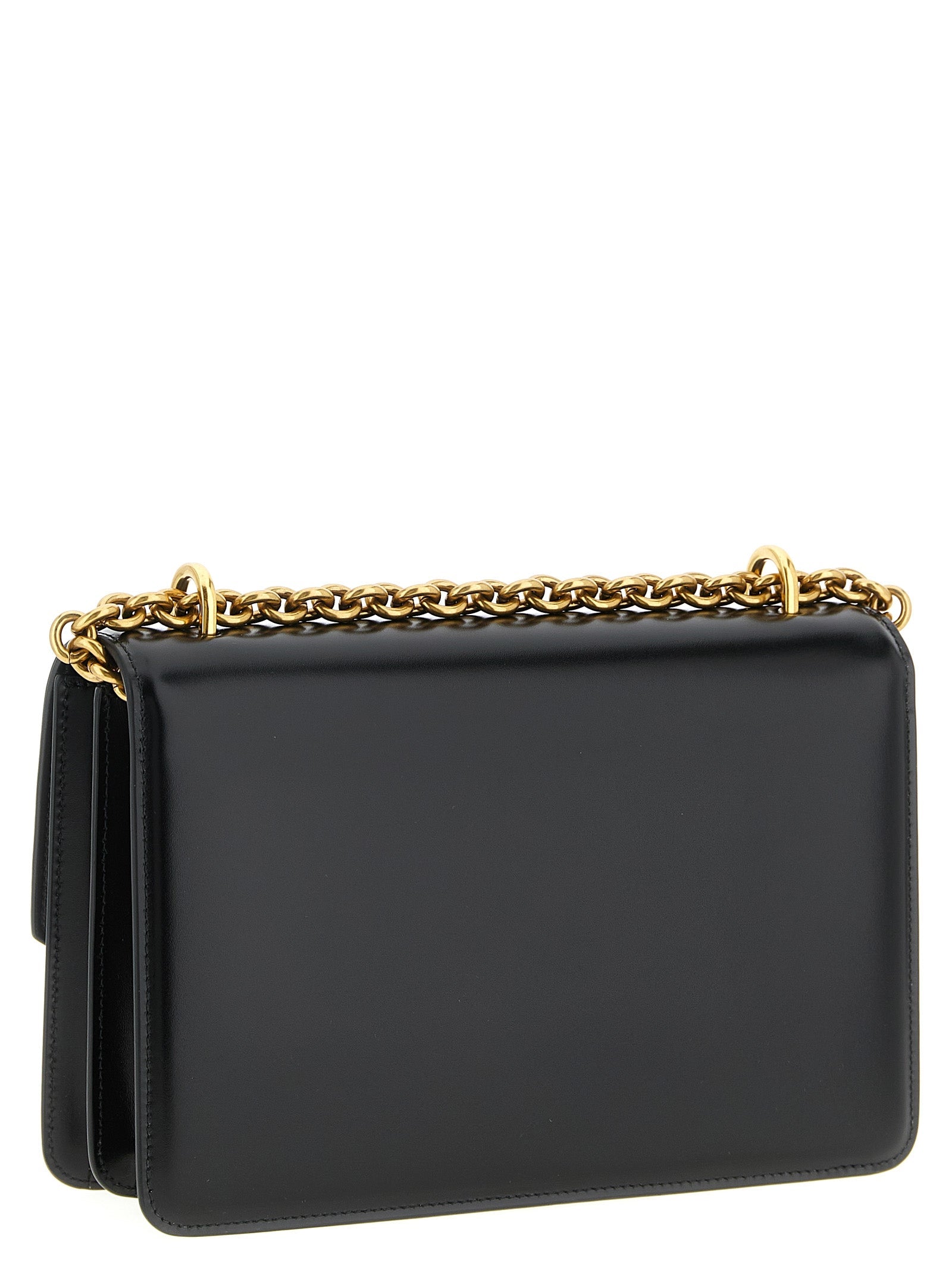 Valentino Garavani Black Calfskin Shoulder Bag Valentino Garavani