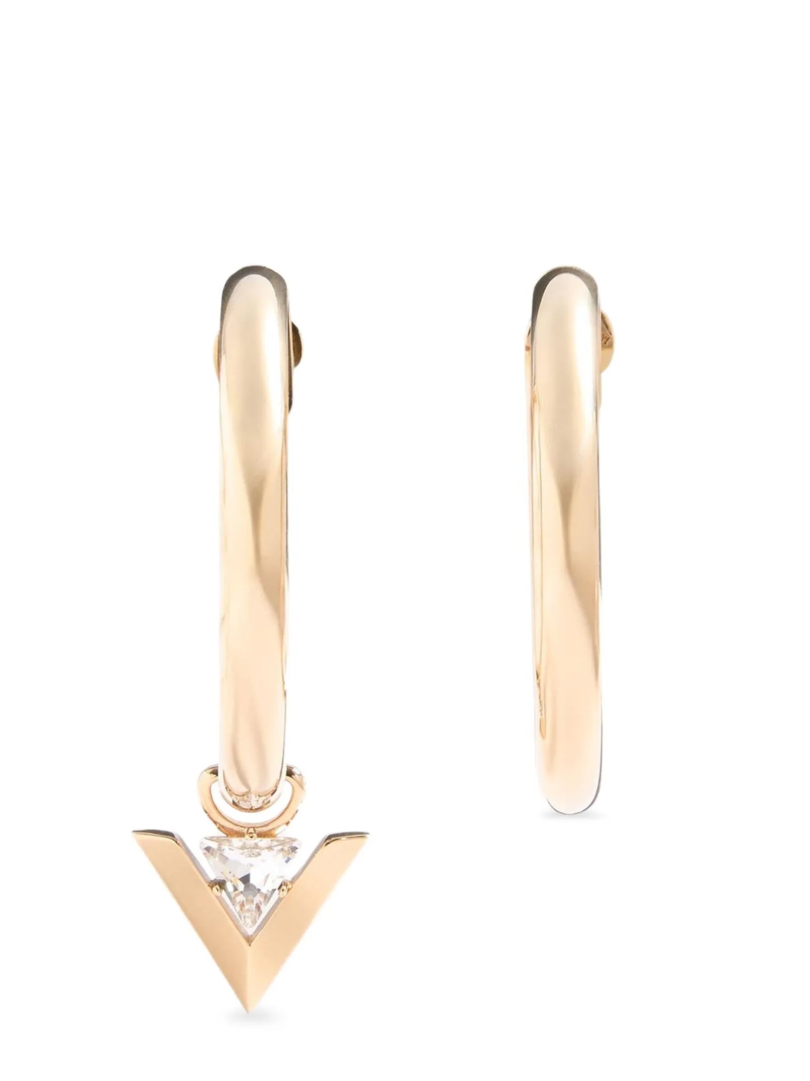 Valentino Garavani Gold Brass Earrings Valentino Garavani