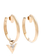 Valentino Garavani Gold Brass Earrings Valentino Garavani