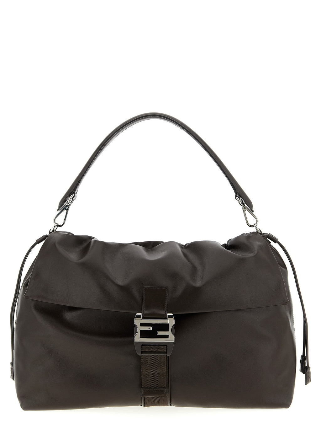 Fendi Brown Calfskin Handbag Fendi