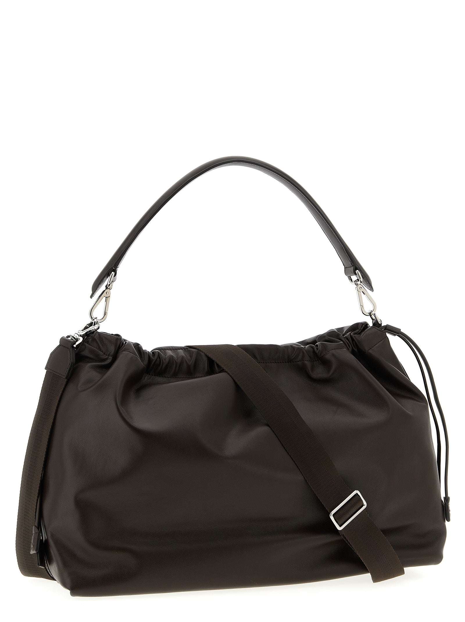 Fendi Brown Calfskin Handbag Fendi
