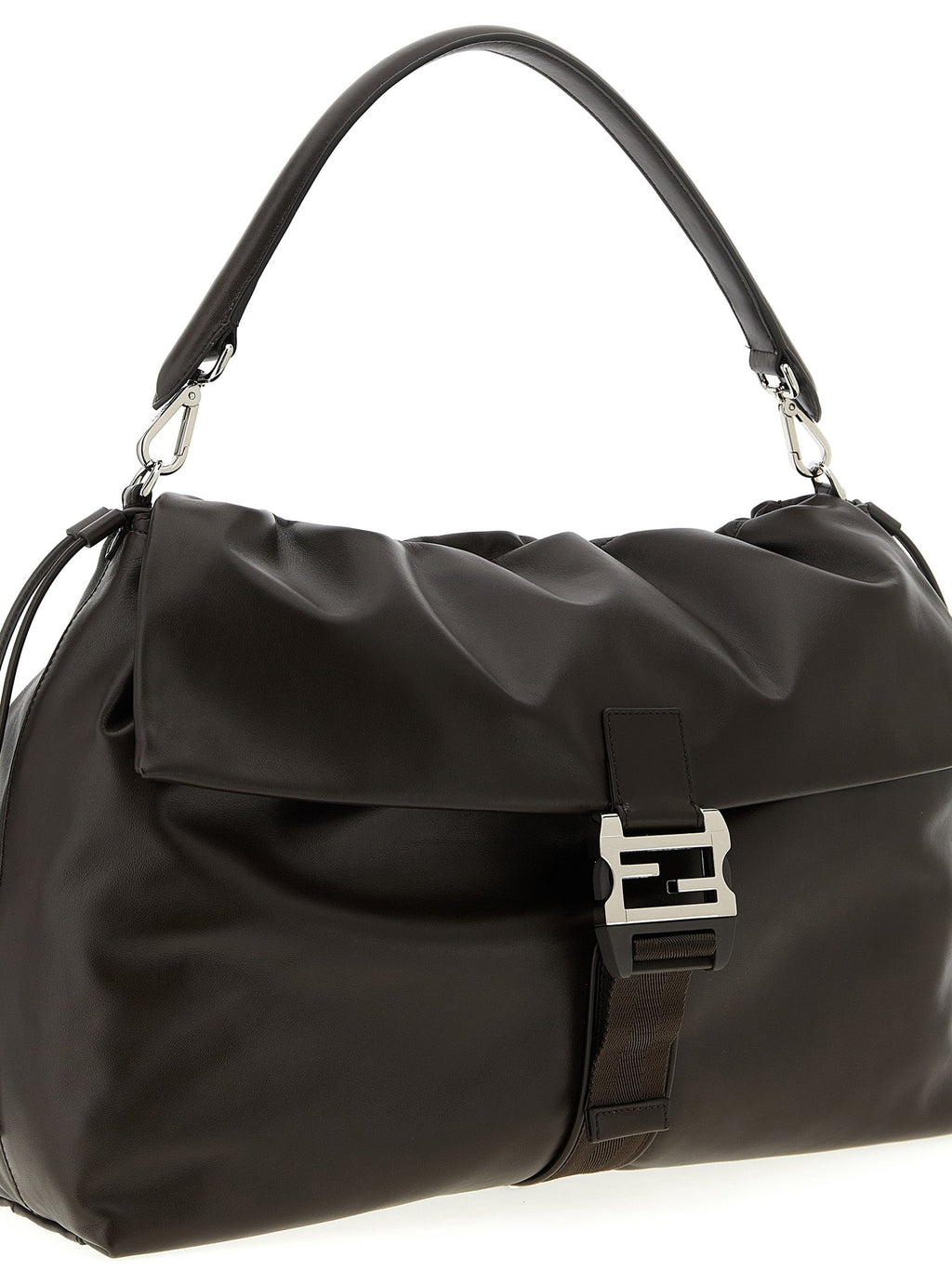 Fendi Brown Calfskin Handbag Fendi