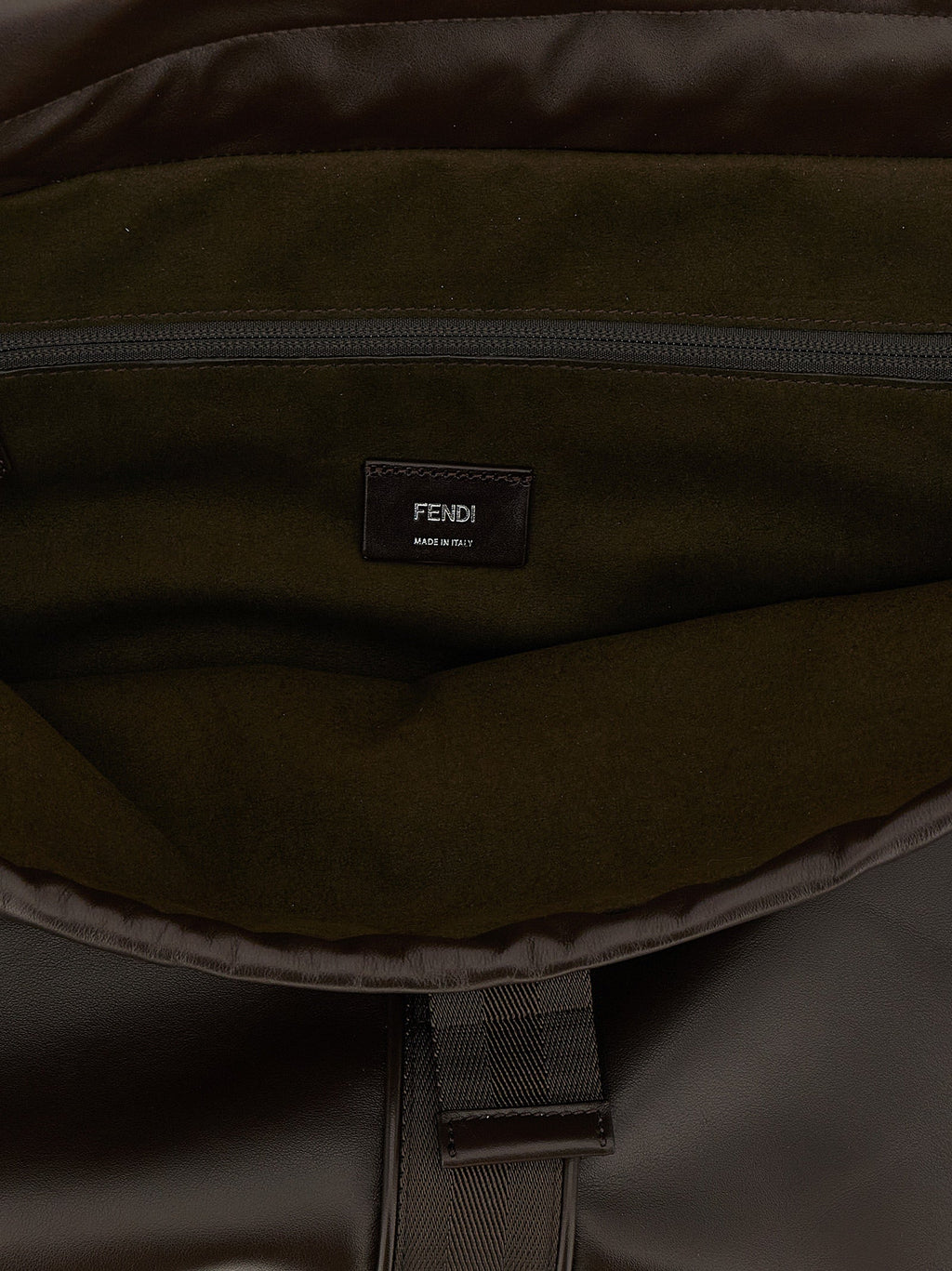 Fendi Brown Calfskin Handbag Fendi