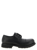 Balenciaga Black Bull Skin Slip-On Loafers Balenciaga
