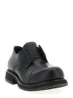 Balenciaga Black Bull Skin Slip-On Loafers Balenciaga