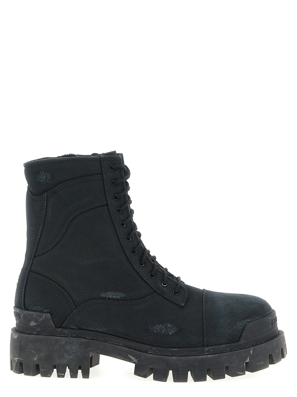 Balenciaga Black Cotton Chelsea Boots Balenciaga