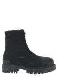 Balenciaga Black Cotton Chelsea Boots Balenciaga