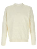 Fendi White Cotton Cardigan Fendi