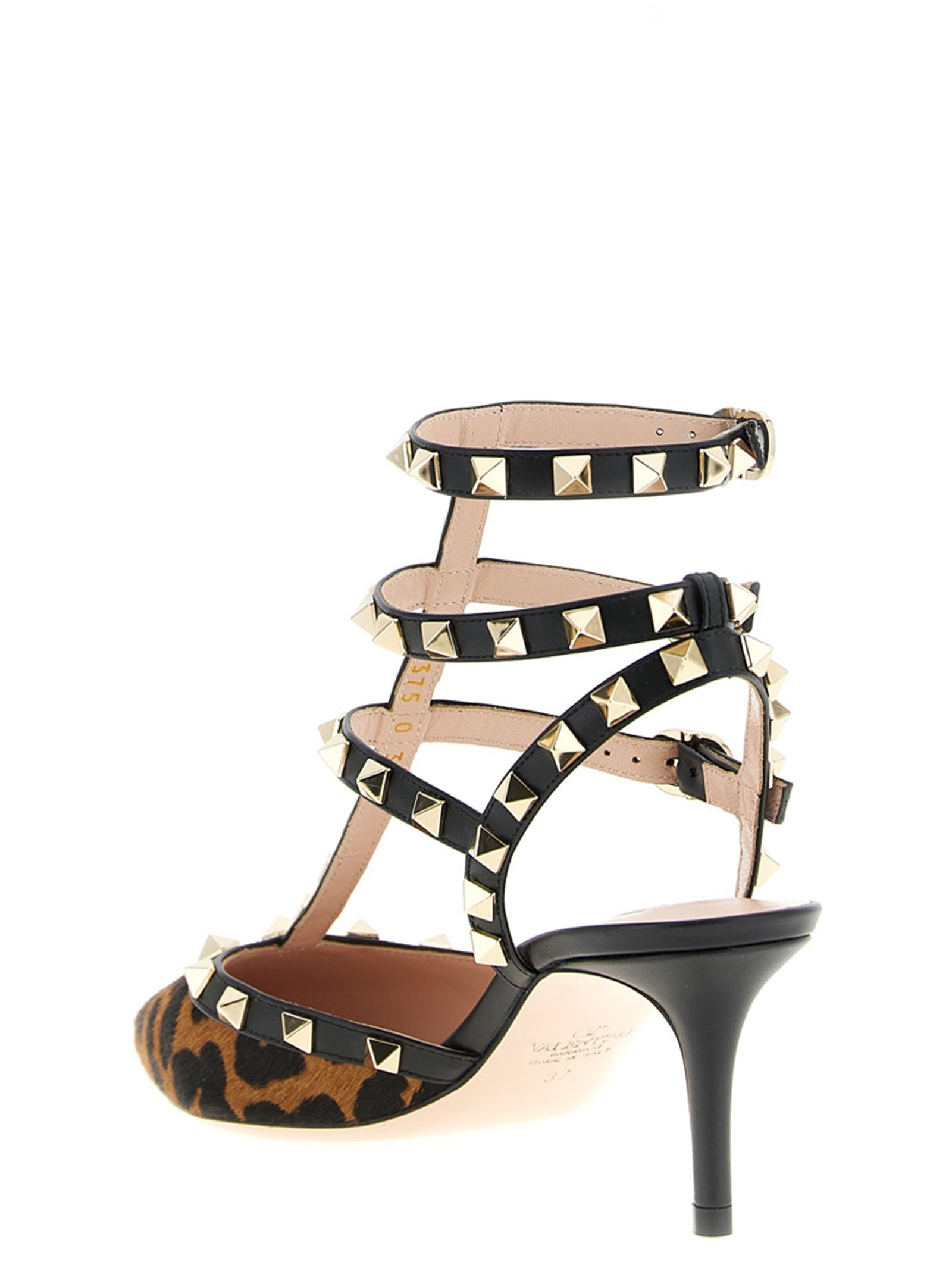 Valentino Garavani Multicolor Calfskin Mid Heel Pumps Valentino Garavani
