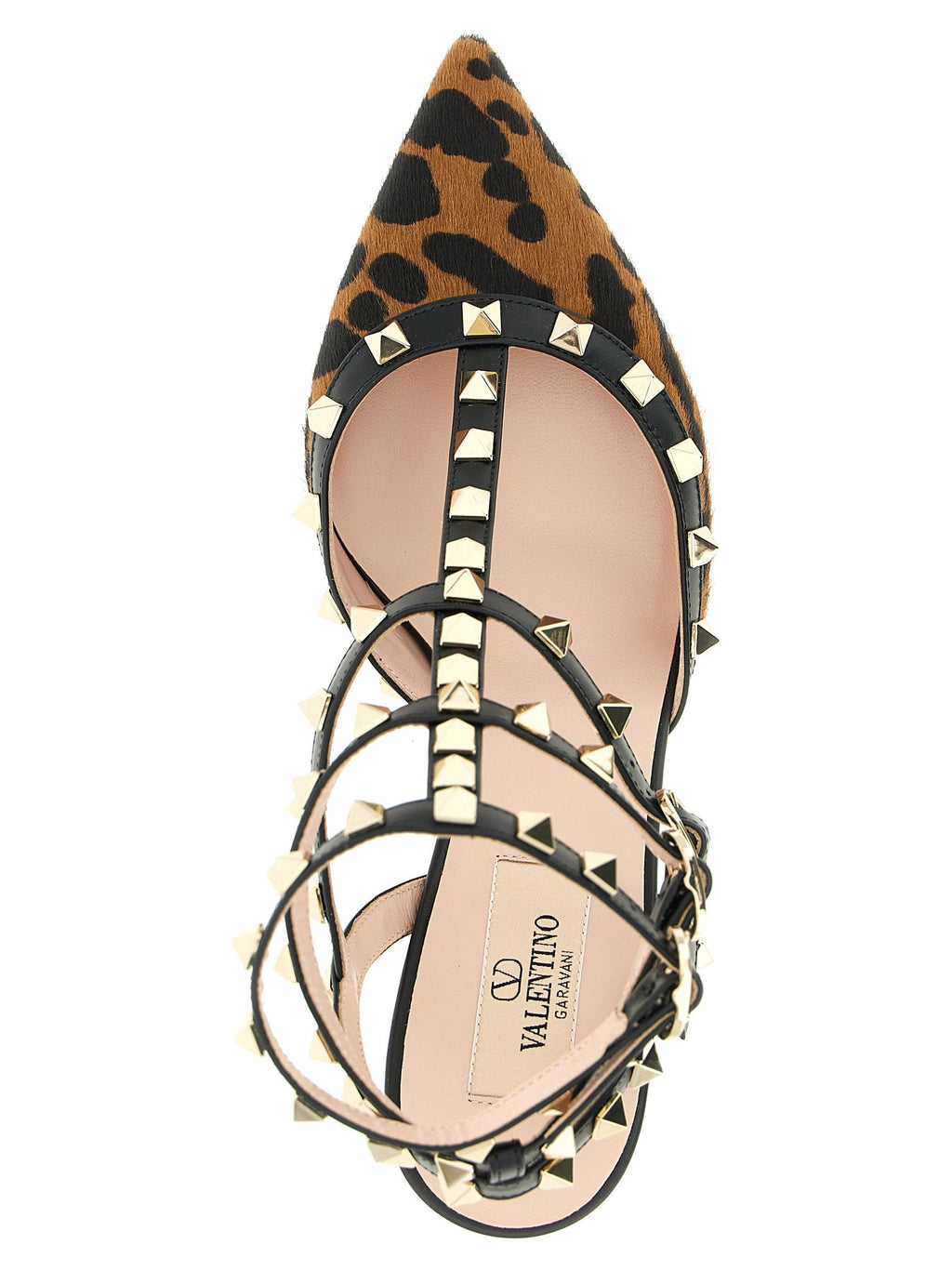 Valentino Garavani Multicolor Calfskin Mid Heel Pumps Valentino Garavani