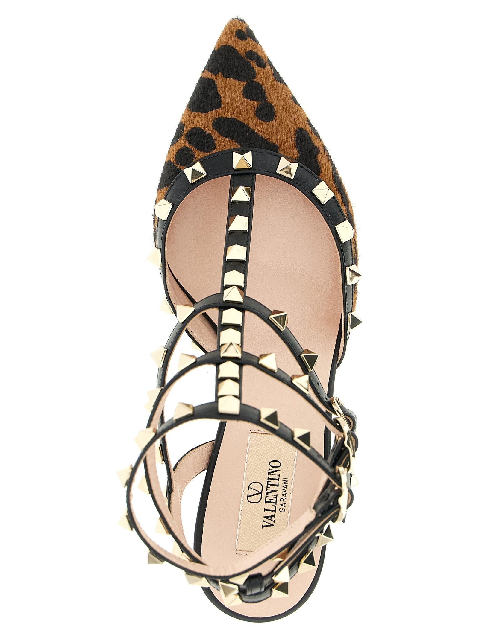 Valentino Garavani Multicolor Calfskin Mid Heel Pumps Valentino Garavani
