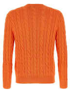 Polo Ralph Lauren Orange Cotton Cardigan Polo Ralph Lauren