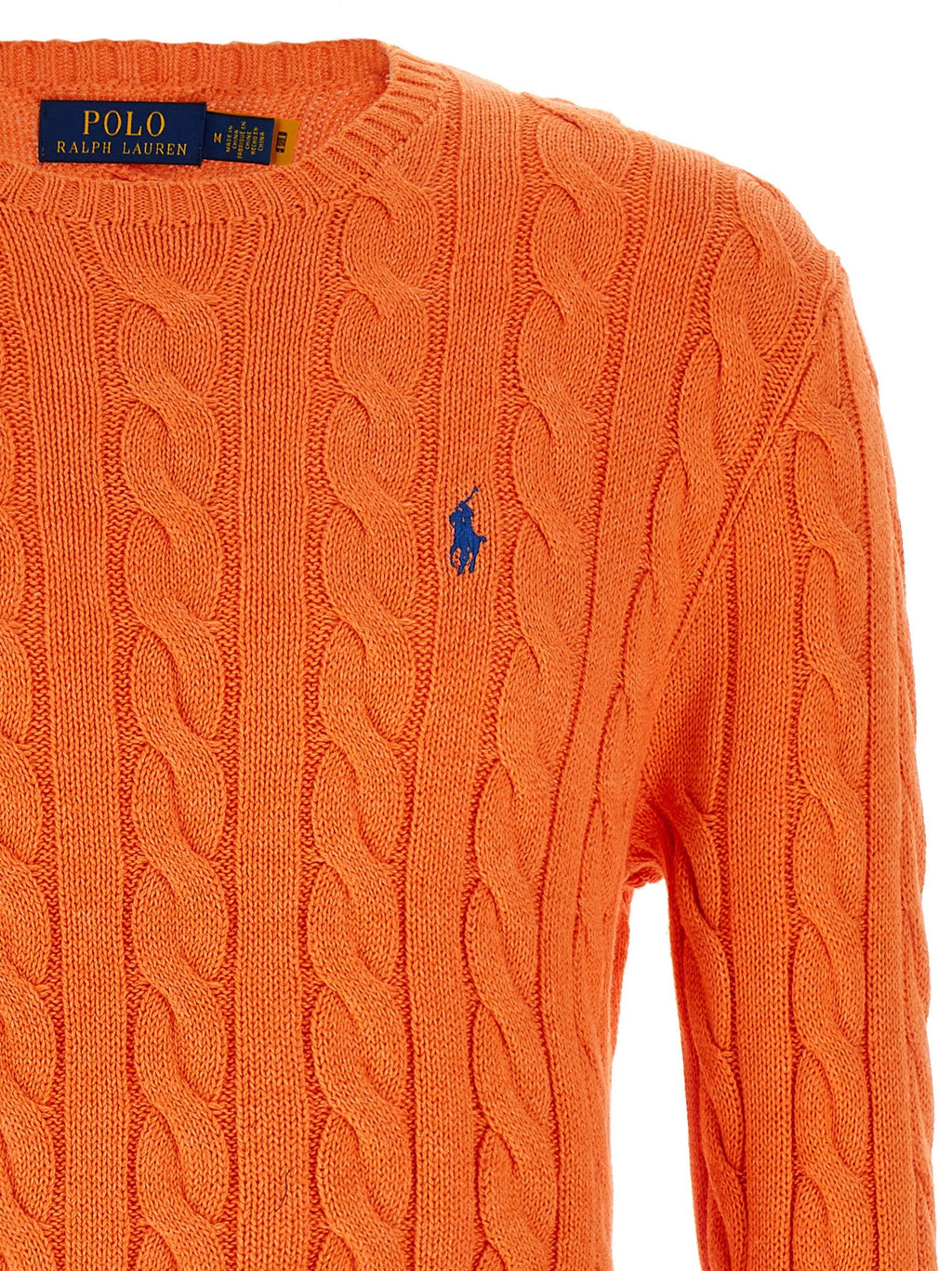 Polo Ralph Lauren Orange Cotton Cardigan Polo Ralph Lauren